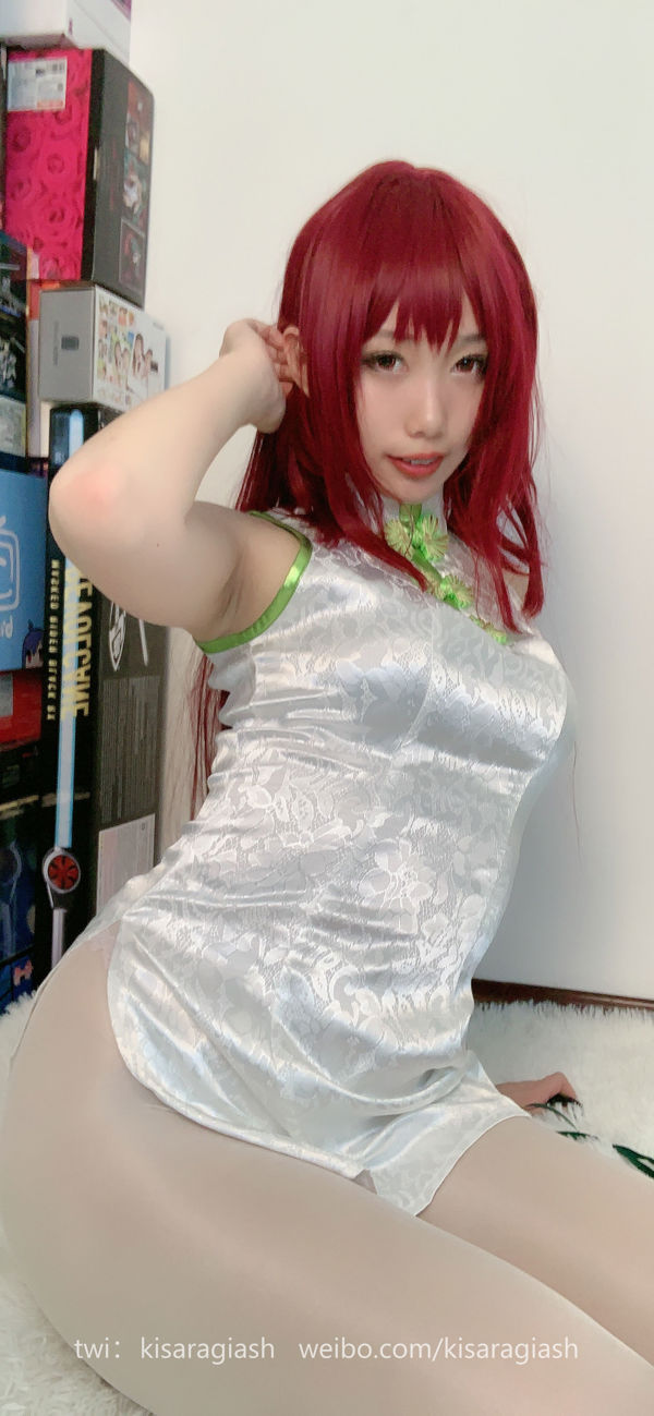 [Welfare COS] Anime blogger like the moon gray - Skaha cheongsam