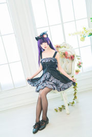 [COS Welfare] L'anime blogger Shui Miao aqua - gatto nero