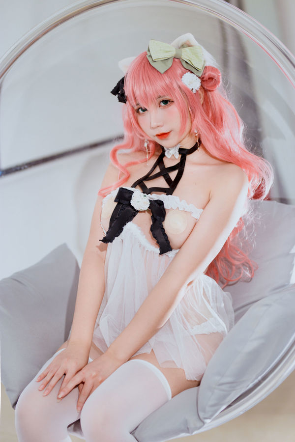 [Welfare COS] Anime blogger Jiuqu Jean - pink hair sister