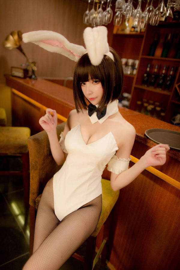 [福利COS] 拼音拼嚶嚶 - 加藤惠兔女郎
