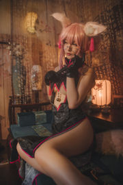 [Foto Cosplay] Blogger di anime Teppanyaki Ghost Dance w - Tamamo Mae