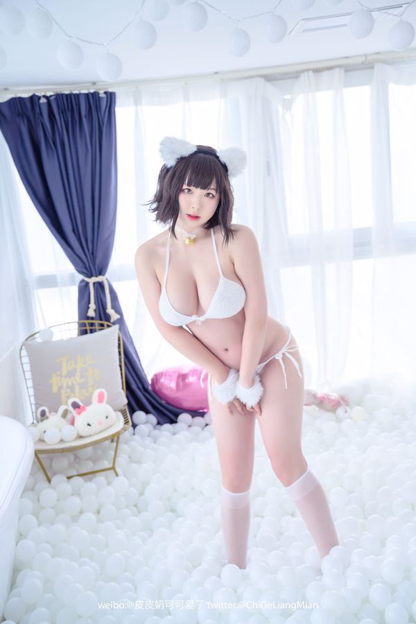 [Beauty Coser] Pippi milk is so cute "White Cat"